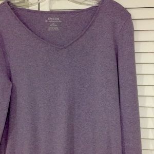 Chico’s “the ultimate tee” 3/4 sleeve